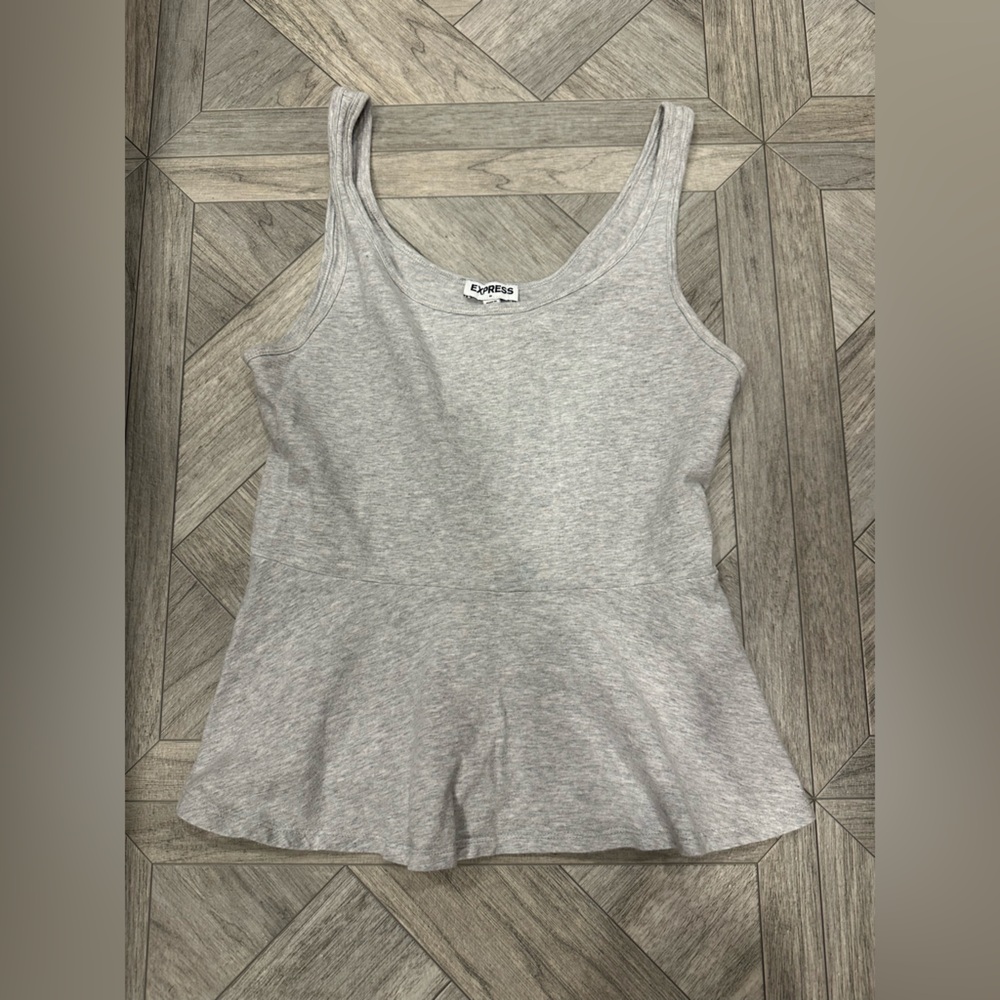 Express Gray Tank Top